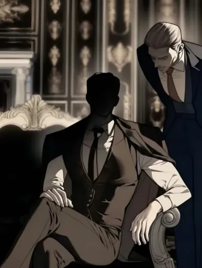 This is the official cover for Vincent, a virtual companion powered by PolyBuzz ai.