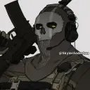 avatar karakter Simon -Ghost- Riley dengan kemampuan kecerdasan emosional