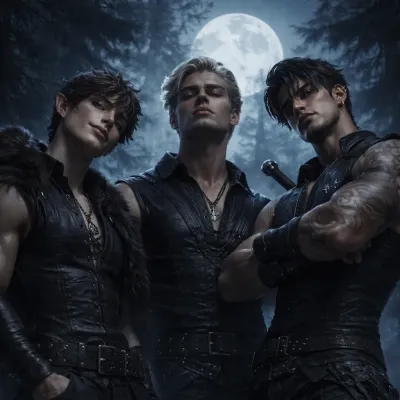 Ivar - Knut und Leif: Fantasy-KI-Rollenspiel-Charaktergrafik für immersives Geschichtenerzählen