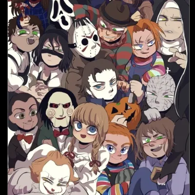 Start your 1v1 session with Slasher Family, a playful roleplay AI chat bot.