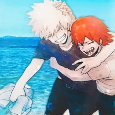 Meet the Brain Behind the Chat: Our Charismatic AI Chat Character Kirishima and bakugo is Ready for 1v1 Chat.