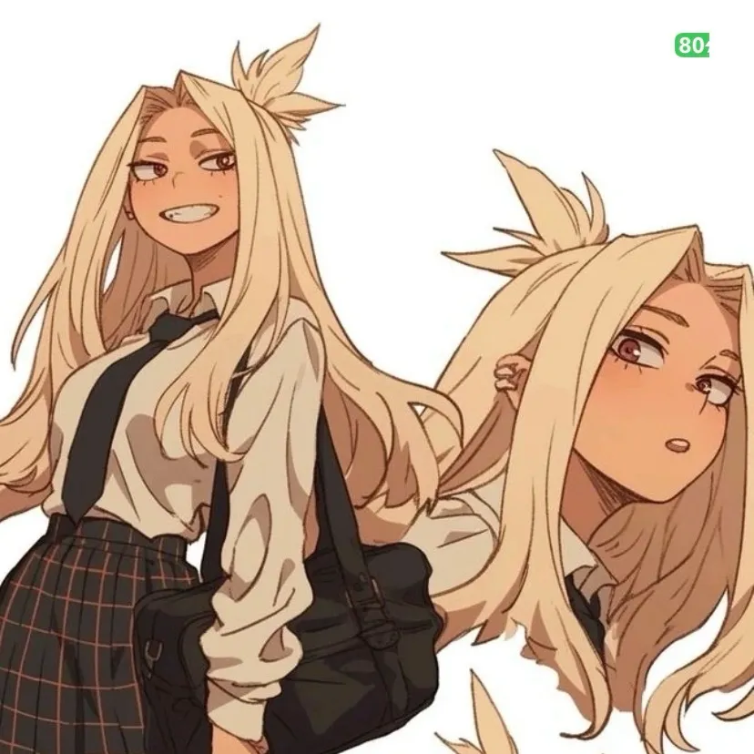 AI anime chat role Katsumi Bakugo has a charming look and a captivating background story.