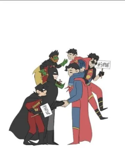 Batman and Superman family: an ai chat anime role designed for comic enthusiasts.