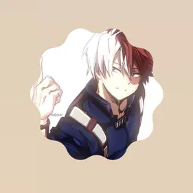 _-Shoto Todoroki-_: Emotionally intelligent AI companion portrait for deep conversations	