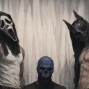 AI character Three Masked Stalkers's avatar for roleplay and 1v1 chat services