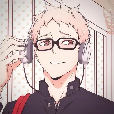 Chat with Tsukishima Kei, your playful chat AI anime buddy for 1v1 adventures.