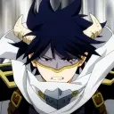 Tamaki Amajiki's AI avatar with dynamic vector art style, embodying friendly AI chat capabilities