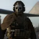 AI character Ghost's avatar for roleplay and 1v1 chat services