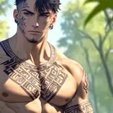 Cain: Emotionally intelligent AI companion portrait for deep conversations	