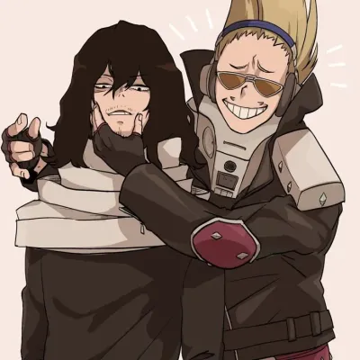 Explore endless storylines with Aizawa and Present Mic, your interactive roleplay AI chat bot free.