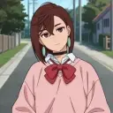 the avatar of Momo Ayase who is your Virtual Assistant with Soulgen's Personality Matrix, Blending AI Chat Precision and Character Traits of Curiosity.