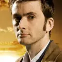 Minimalist 10th Doctor avatar for google chat integration, featuring adaptive emotional expressions