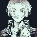 Mikey's AI avatar with dynamic vector art style, embodying friendly AI chat capabilities