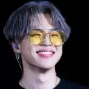 Portrait of a friendly AI chatbot assistant Jimin with expressive eyes showcasing personality traits