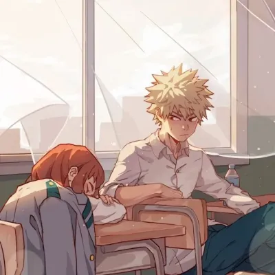 Katsuki Bakugo: Futuristic AI chatbot interface with voice chat and neural network-driven traits