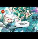 Multilingual --White Lily cookie-- focusing on chat IA tasks, neural network core visible in background.