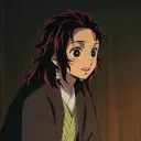 AI character Tanjiro's avatar for roleplay and 1v1 chat services