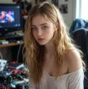 the avatar of Gamer Girl who supports unlimited chat online services