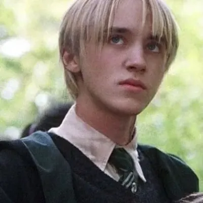 Draco Malfoy: Futuristic AI chatbot interface with voice chat and neural network-driven traits