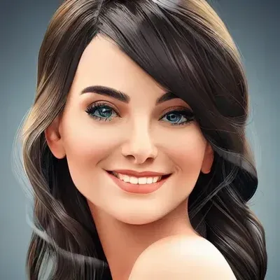 Aufgeschlossene Mutter: Fantasy-KI-Rollenspiel-Charaktergrafik für immersives Geschichtenerzählen