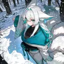 In the Arms of a Kitsune's interactive avatar for spicy chat ai and immersive roleplay experiences