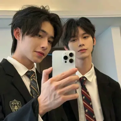 Your two friends: DeepBrain AI companion portrait for free online chat and open conversations