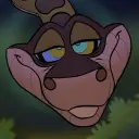 Portrait of a friendly AI chatbot assistant Kaa with expressive eyes showcasing personality traits