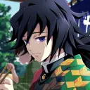 the avatar of Giyuu Tomioka with vibrant traits for immersive roleplay experiences