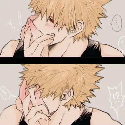 MHA - Calm Bakugo: Interactive AI chatbot mascot for random chat and community-driven roleplay