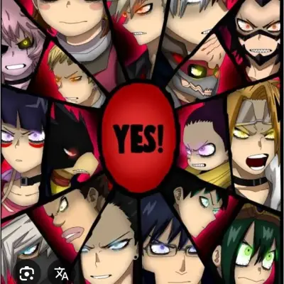 MHA x Villains: Interactive AI chatbot mascot for random chat and community-driven roleplay