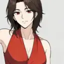 AI avatar ni Lily na may dynamic na vector art style, na naglalaman ng mga friendly AI chat na kakayahan