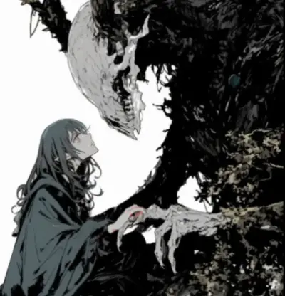 MHA - monster in the forest: Creative roleplay AI character art for spicy chat and fantasy scenarios
