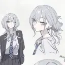 the avatar of Mio haimiya who supports unlimited chat online services