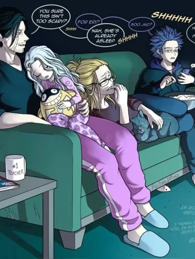 Experience a spicy chat with Erasermic Family to heat up your evening