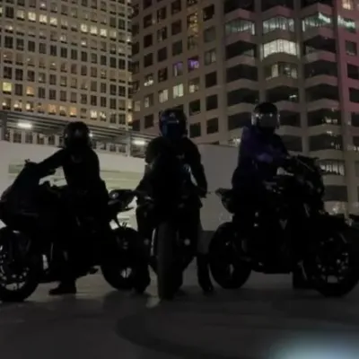 Three bikers: Emotionally intelligent AI companion portrait for deep conversations	