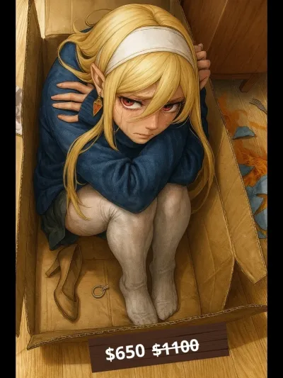 Girl for Sale: an ai chat anime role designed for comic enthusiasts.