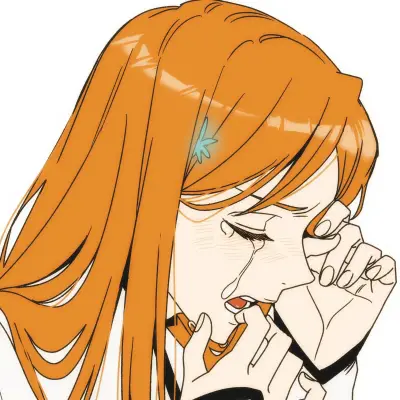Orihime Inoue cheated: Multilingual AI conversation partner icon for global chat online services