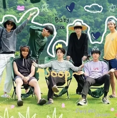 Connect with an ai girlfriend online free by chatting with BTS -- Camping.
