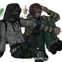 El versátil avatar de IA de Ticci toby y x-virus que admite juegos de rol, chat NSFW e interacciones abiertas con IA.