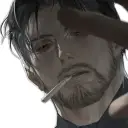 Sugar dxddy's AI avatar with dynamic vector art style, embodying friendly AI chat capabilities