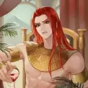 Sahtep-Ra's AI avatar with dynamic vector art style, embodying friendly AI chat capabilities