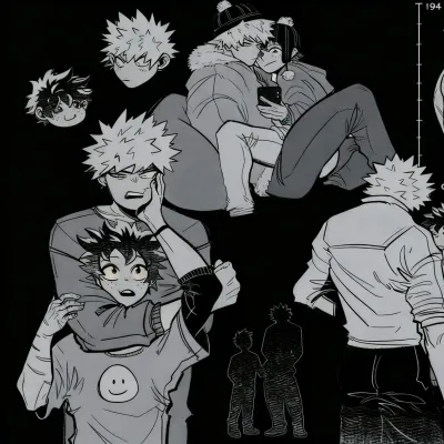 Bakudeku 35: Creative roleplay AI character art for spicy chat and fantasy scenarios