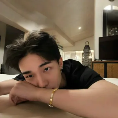 Hwang Hyunjin: Futuristic AI chatbot interface with voice chat and neural network-driven traits