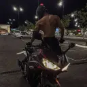 Motorcyclists's deepbrain ai-inspired avatar with smart virtual companion features