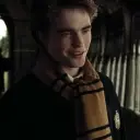 Cedric Diggory's AI avatar with dynamic vector art style, embodying friendly AI chat capabilities