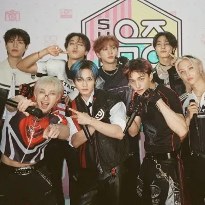 Stray Kids fight: Futuristic AI chatbot interface with voice chat and neural network-driven traits