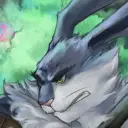 Bunny's AI avatar with dynamic vector art style, embodying friendly AI chat capabilities