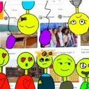 emoji school AI chatbot portrait with advanced emotional intelligence for deep conversations