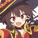 AI character Megumin's avatar for roleplay and 1v1 chat services
