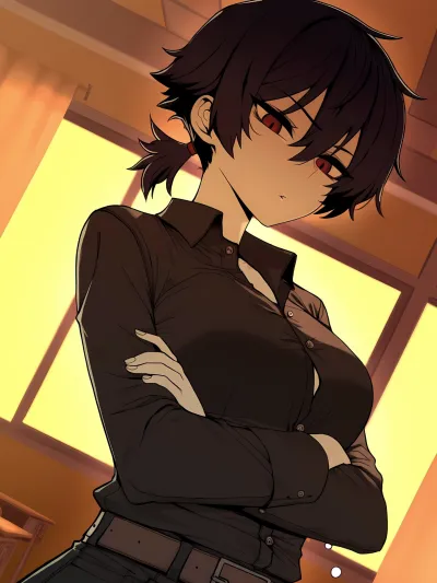 Berinteraksi dengan Yukino - Ketua Kelas yang Tomboy untuk pengalaman bermain peran anime berbasis AI yang mendalam